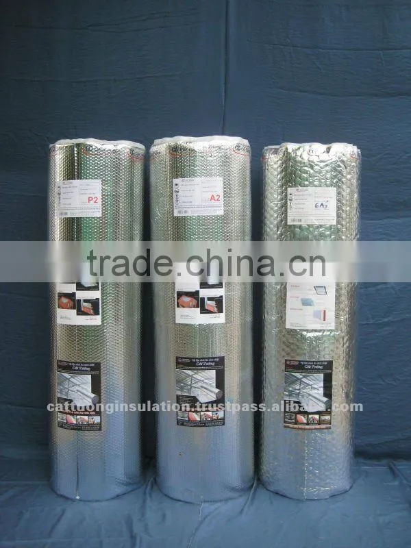 Aluminum bubbla air for fiberglass cloth reflective insulation