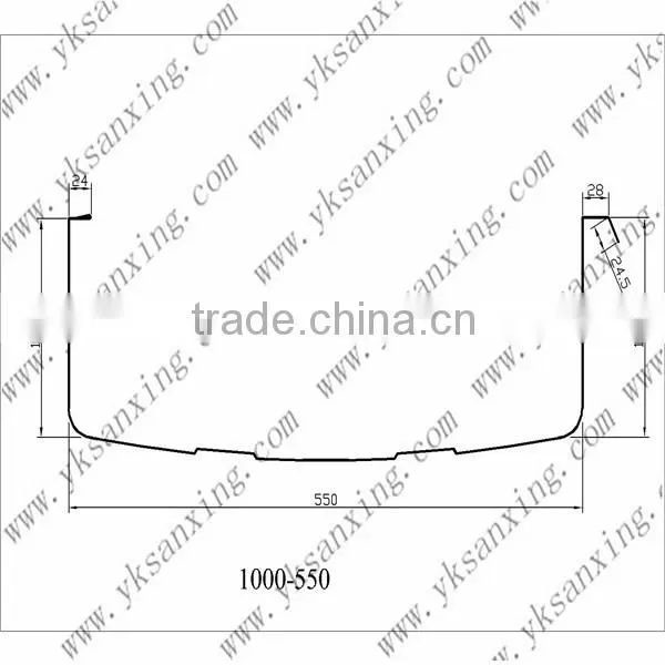Hydraulic Without Column ACM Arch Metal Sheet Forming Machine
