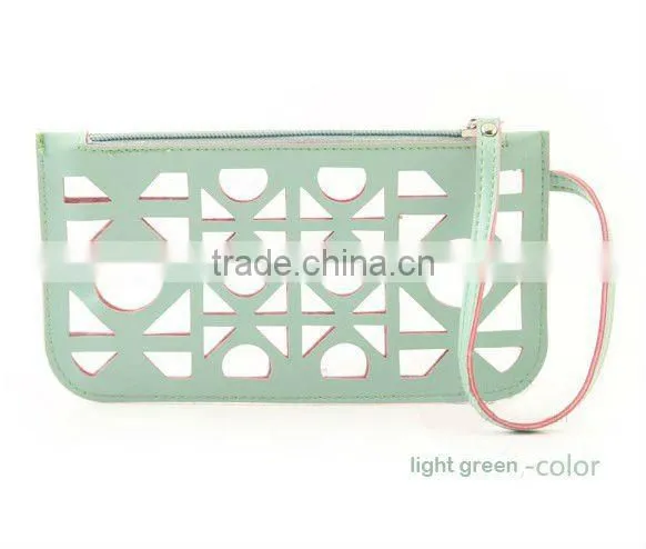 hollowed-out PU cosmetic bag