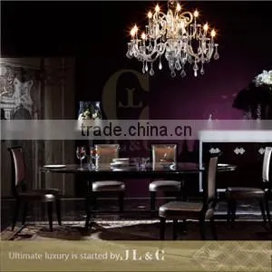 New JT03-01 marble top round dining table from lastest designs 2014 (China supplier)
