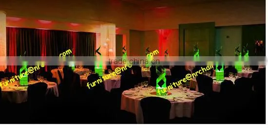 shanghai event rental wedding banquet acrylic LED lighted table decorative centerpiece