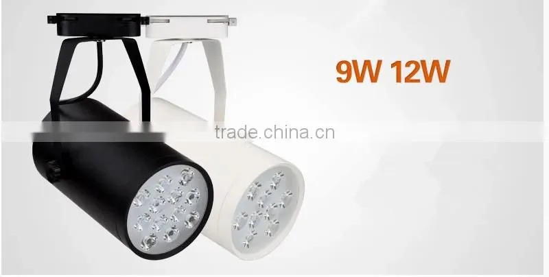 High Quality 18w Dimmable Led Track Light/Led Track fixtures/COB Led Track spot Light