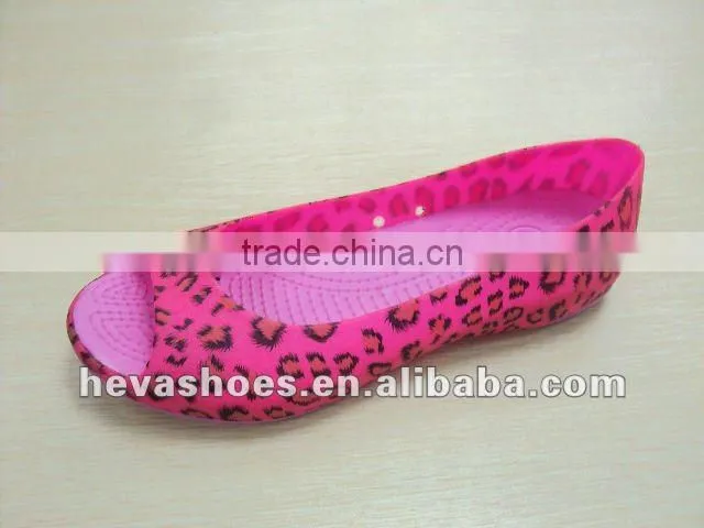 Leopard print open-toed EVA sandals(lady)