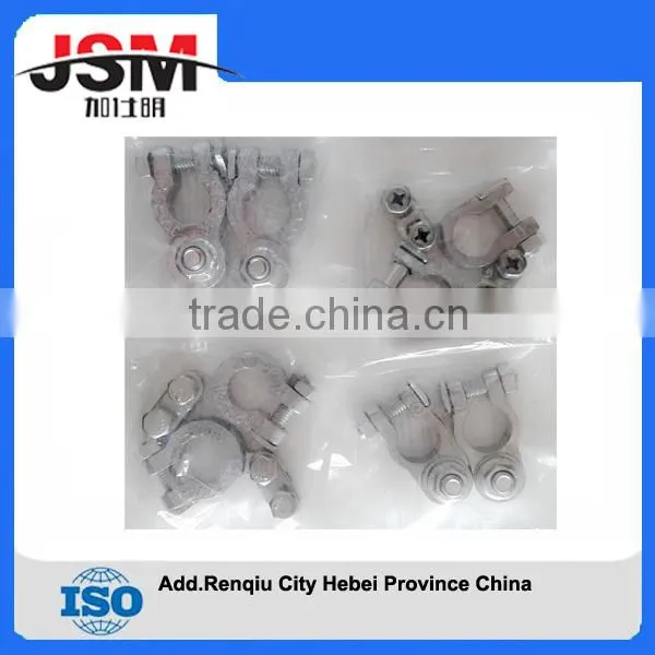 2015 hot sale zince alloy ,brass,copper plated etc battery terminals
