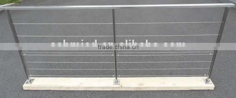 2015 new Stainless steel 304 or 316 Glass Balustrade Handrail Post with cross bar holder