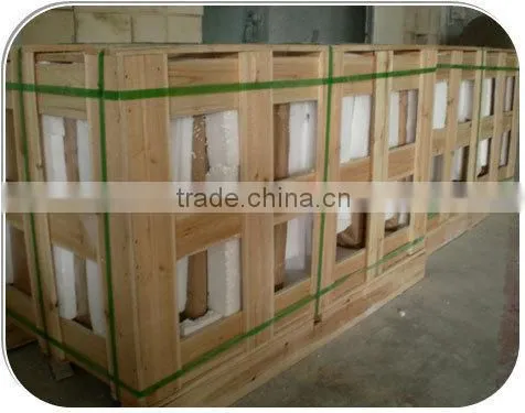 Painting glass door tawny glasses wardrobe with champagne color aluminum frame