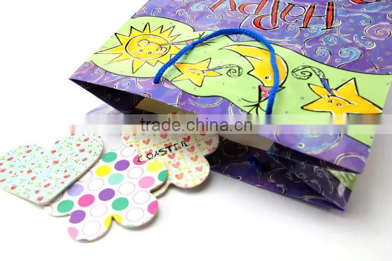 Original Happy Birthday Decorative Paper Bag with Handle