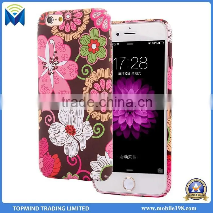 Hot Sale Wooden Pattern PC Back Case Cover for iPhone 6 6S