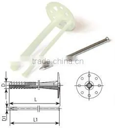 Insulation Board Plug with Plastic Nail