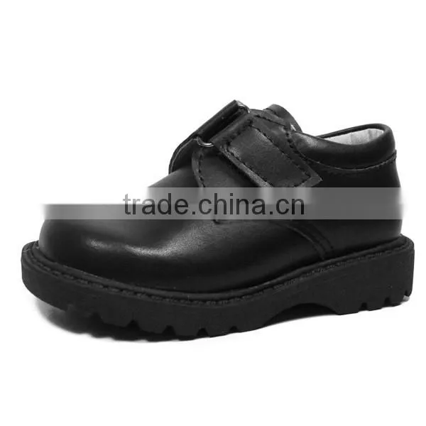 Choozii 2016 European Style High-end Leather Black Student Shoes