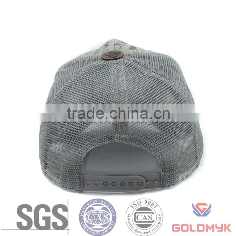 Skull Mesh Cap with Rhinestone