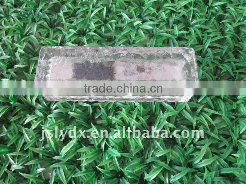 LED solar ice glass brick light(20*6*5cm)