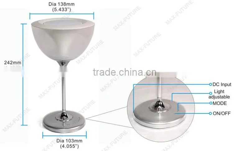 Multi-color Led Tabel Lamp with Bluetooth speaker,Touch Control led desk lamp