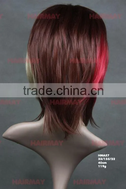 Unique style for anime cast cosplay short wig for men