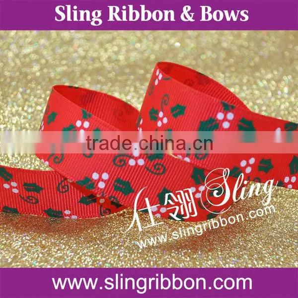 Print Grosgrain Polyester Ribbon For Decoration