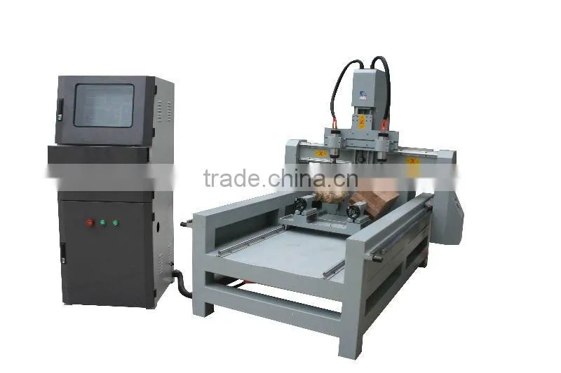 Easy to learn and operate 4 axis rotary material cnc engraving machine