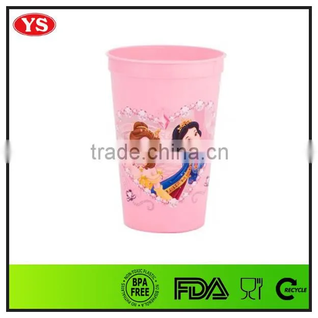 16 oz hot pink plastic cup