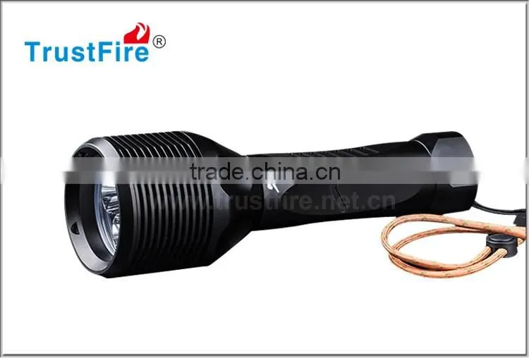 TrustFire DF005 8.4V diving torch, 5*Cree XM-L 2 leds aluminum flashlight, 2300LM IPX6 underwater 100M waterproof flash torch