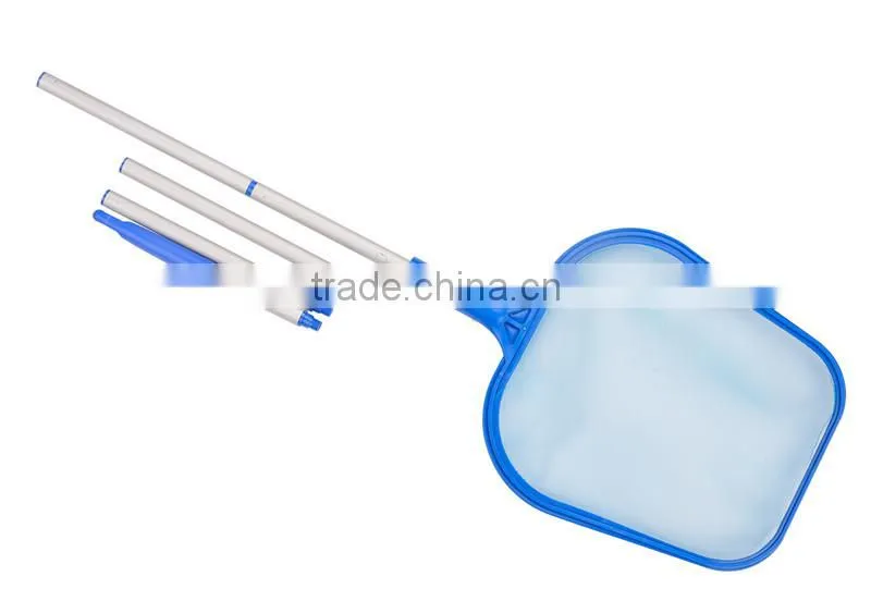 5 Way Aluminum Telescopic Pole Pool Leaf Skimmer Rake Net Aluminum Pole Leaf Skimmer