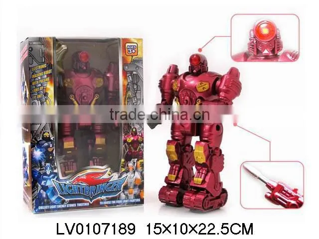 Popular bo toy robot transformation car with music and light