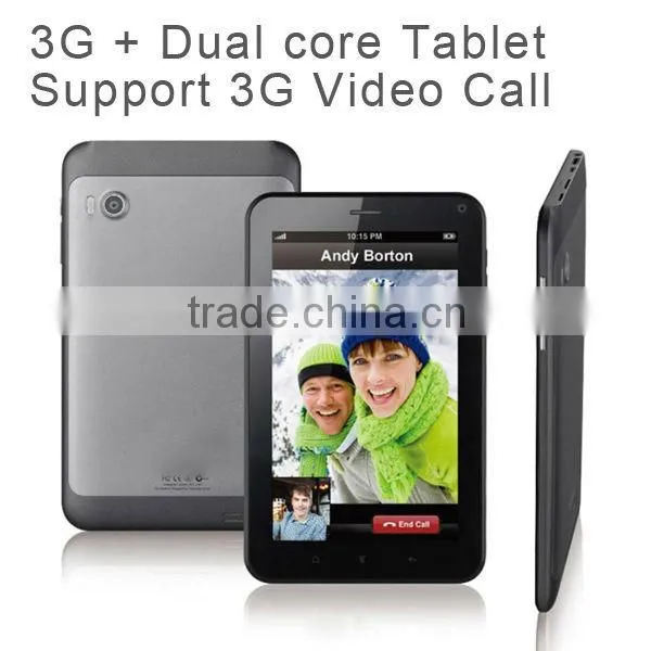 Hot sale 7inch 3g tablet pc laptop Support 3G Video Call