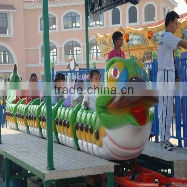 exciting children games glide caterpillar rides China amusement supplier