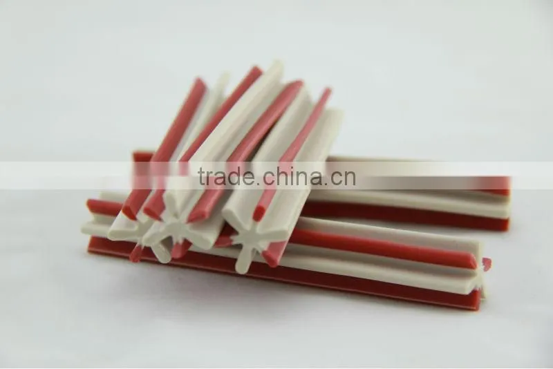 canada pet food(two-tone straight hexagonal natural dog chews)
