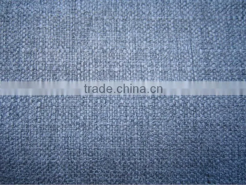 100% polyester imitate linen fabric boned with knitting fabric