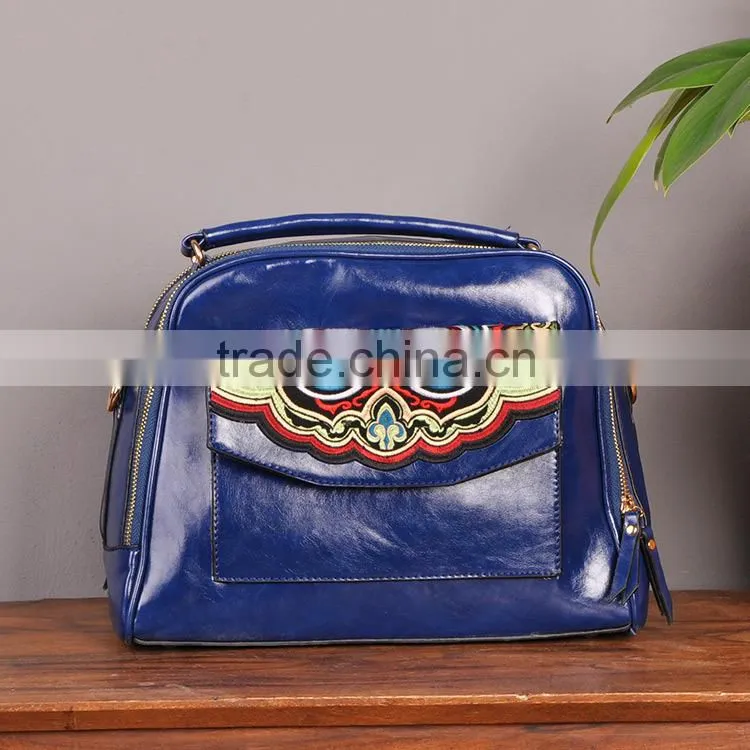 2016 new arrival fashion women handbag good leather bag