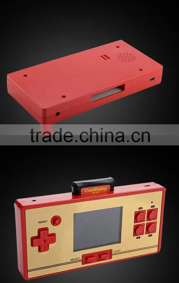 FCPOCKET Classic 8 bit Game Handheld Console, build-in 472 games, free 128 in 1 game cartridge, 2nd Player Controller