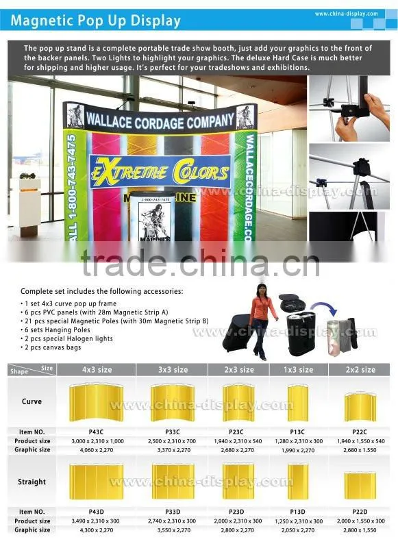 Pop up display stand