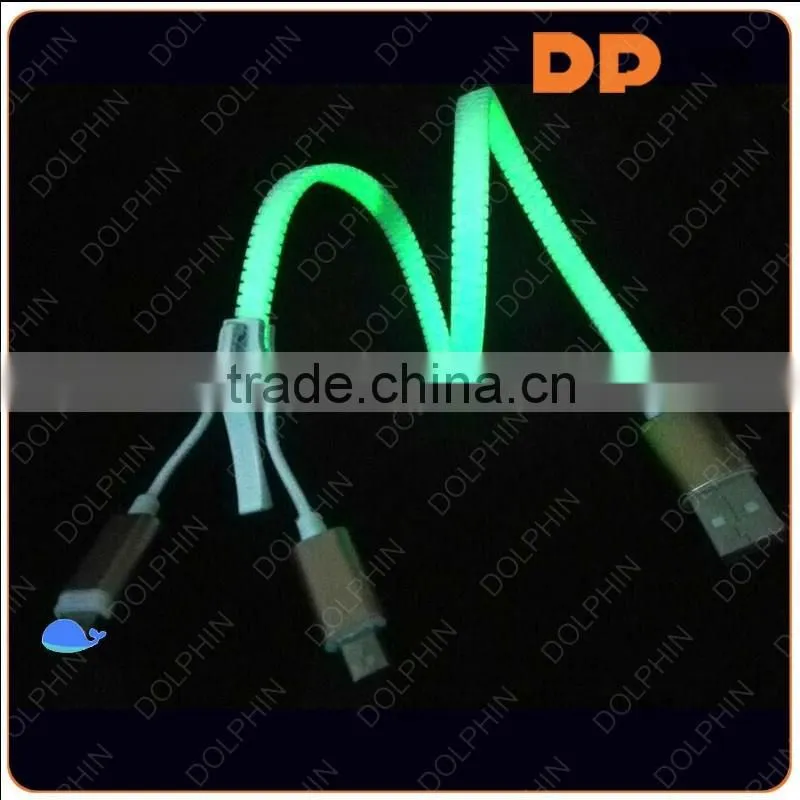 zipper usb cable 2-in-1 cable zipper USB data cable world best selling products