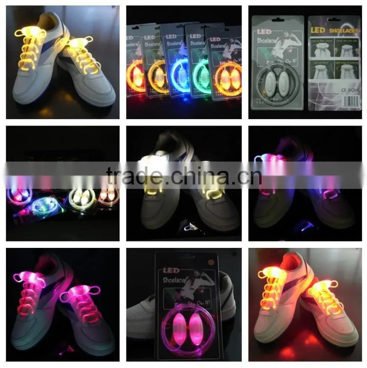 Light-Up Shoelaces -LED Luminous Shoe Strap String Party Flash Glow decor