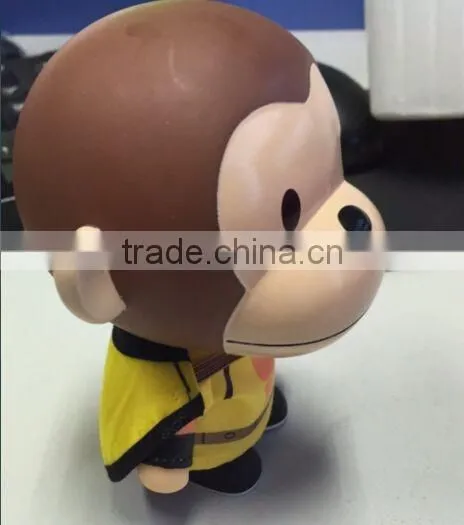 2016 Newest Monkey Feature Money Bank,Custom Monkey Coin Bank Vinyl Toy