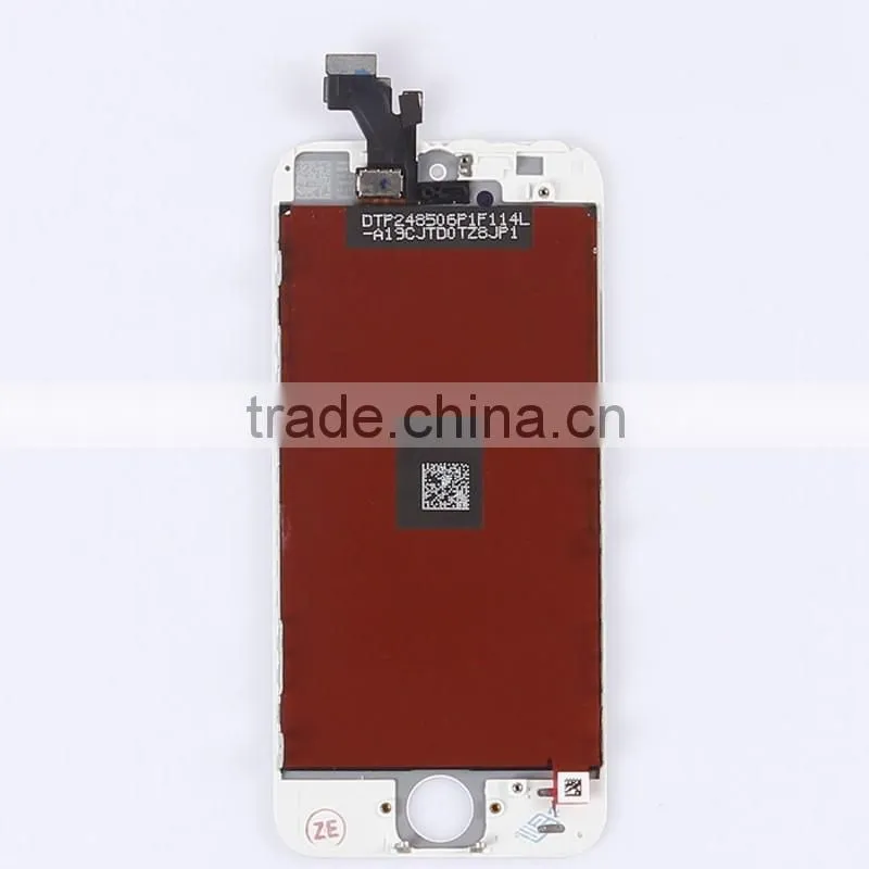 hot sale!!! High quality mobile phone lcd for iphone 5, for iphone 5 lcd touch screen digitizer