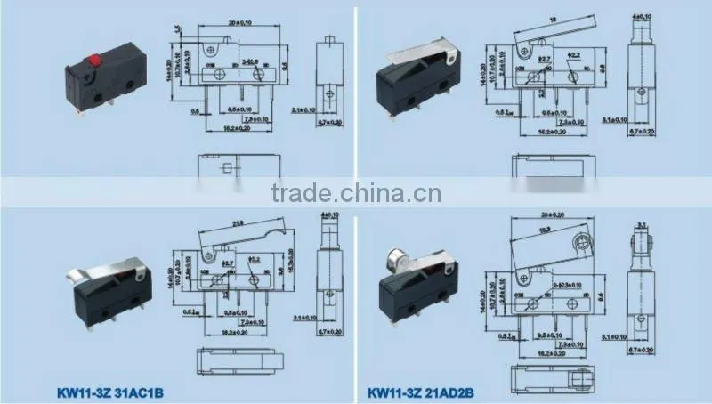 'SS-12E04 mini slide switch