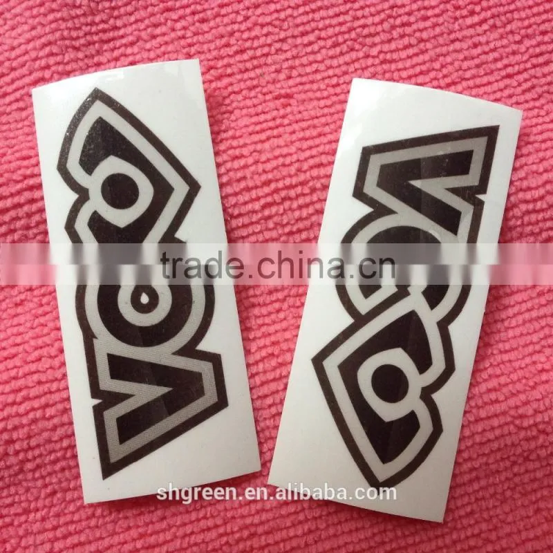 Bright full red vinyl food safe sticker with eco-friendly