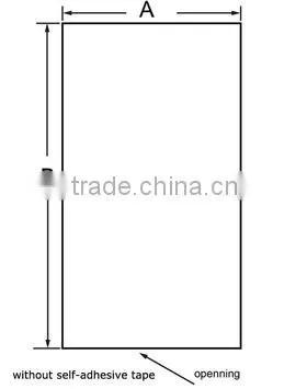 2016 Yiwu China pe plastic bag custom clear pe bags