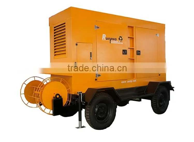 100KW/125KVA Trailer Mounted Generator with famous engine