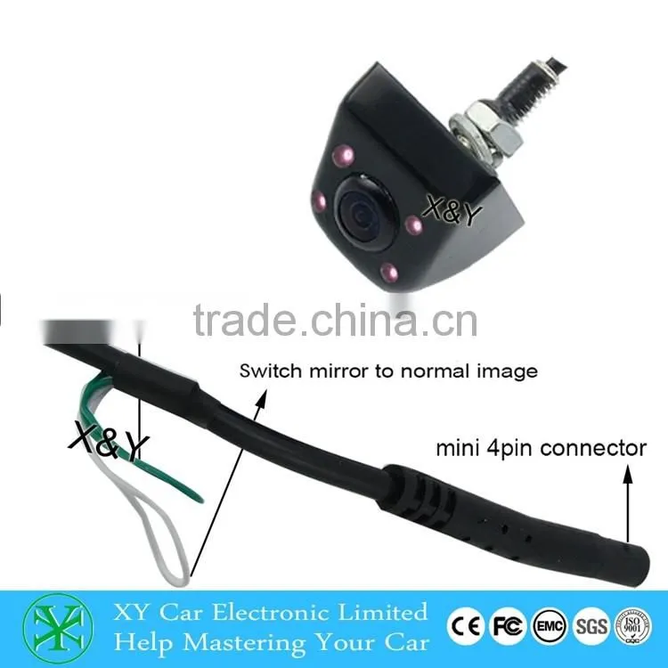 Mini Back up car rear view night vision hidden camera XY-1676B