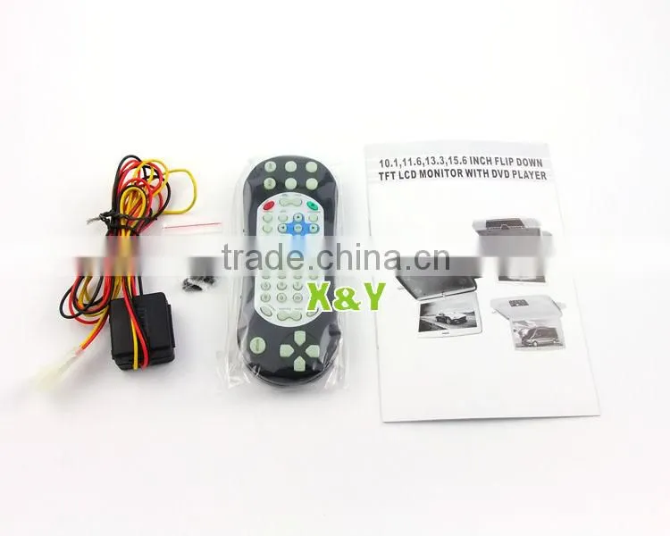 18.5 inch car roof DVD monitor,18.5 inch roof flip down USB SD MP5 FM HDMI car monitor dvd player XY-186DVD