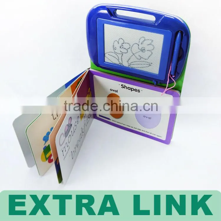 Professional Colorful Hardcover Kid's Coloring Book With Water Pen