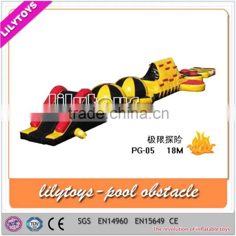 large inflatable water pool toys, inflatable floating water obstacle for sale