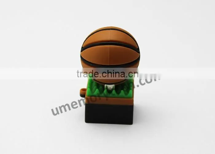 Novelty 3D Basketball Model USB 2.0 Memory Stick Flash Pen Drive