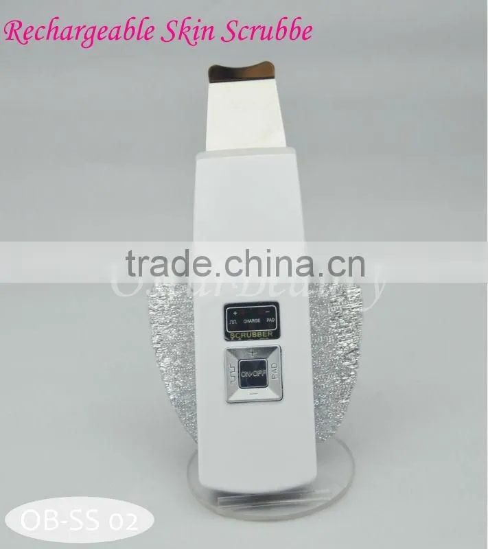 HOTSALE skin scraper skin care spatulas ultrasonic scrubber OB-SS 01