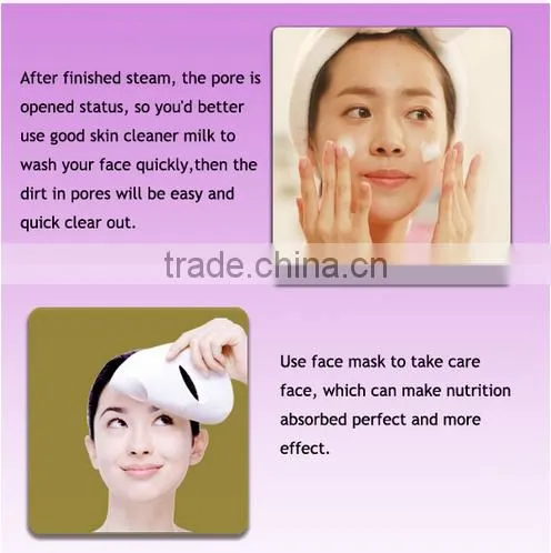 Nnewest beauty Portable hair steamer vapor ozone facial steamer with stand