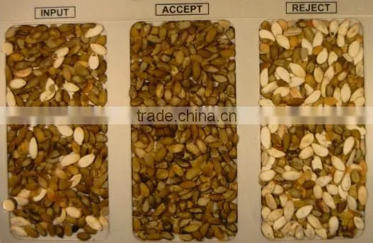 Double camera CCD Sensor Seeds sorting machine or seeds color sorter