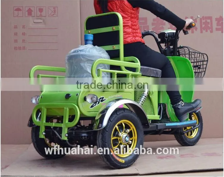 China Factory Export Three Wheel Electric Tricycle Cargo Bike 48V 500W