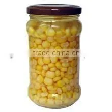canned sweet corn in jars