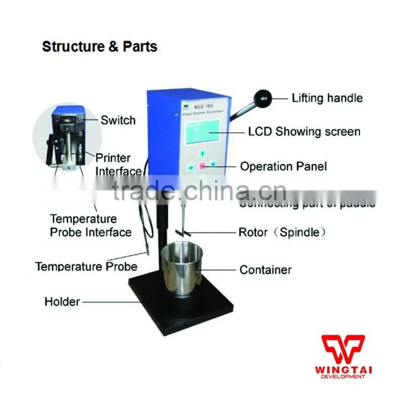 Intelligent Paint KU and CP Value Analyse Viscometer 186